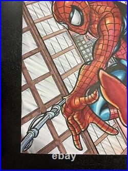 The Amazing Spider-man Sketch Cover Mcjunkin Original Art Cgc 9.8 Fall Sale