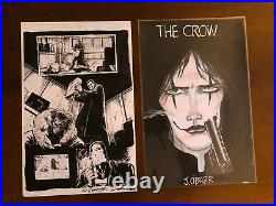 The Crow James O'Barr Original Art Issue One Cover Recreation Brandon Lee Joker