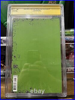 The Joker 80th Anniversary Super Spectacular #1 Cgc 9.8 Sketch By David Finch