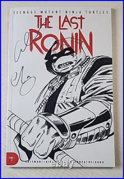 The Last Ronin ORIGINAL Cover Art by Escorza brothers 1/1 TMNT double SIGNED