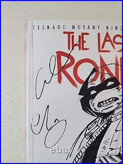 The Last Ronin ORIGINAL Cover Art by Escorza brothers 1/1 TMNT double SIGNED