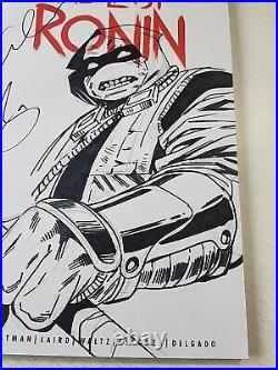 The Last Ronin ORIGINAL Cover Art by Escorza brothers 1/1 TMNT double SIGNED