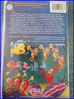 The Little Mermaid Disney VHS Tape Black Diamond Original Banned Cover Art