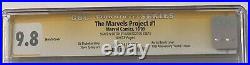 The Marvels Project #1 Blank Variant Budd Root Sketch CGC SS 9.8 Original Art