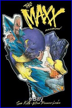 The Maxx Sam Kieth Maxximized 23 Cover Original Comic Book Art Full Color