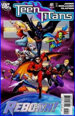 The TEEN TITANS #41 Cover TONY DANIEL Original Artwork Robin Wonder Girl Cyborg
