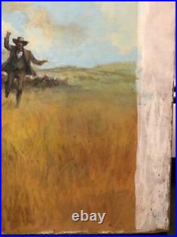 The Trailsman Book #139 Buffalo Guns Cover Page Original Painting