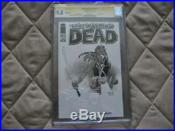 The Walking Dead 109 Tim Sale Original Art Sketch Cover Edition CGC 9.8 Michonne
