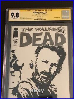 The Walking Dead 9.8 Rick Grimes Sketch Cover Cgc Sig Series Original Art Sale