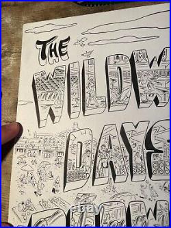 The Wildwood Days of Doo Wop Original Comic Art Cover + Signed book! Wow
