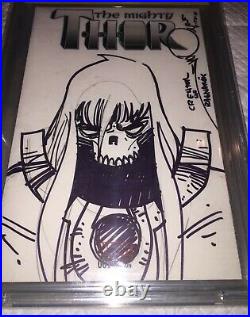 Thor #1 9.8 Ss Cbcs Original Art Hand Sketch Walt Simonson -ragonok (creator)