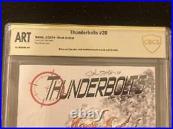 Thunderbolts 20 CBCS ART Sketch Cover Ghost Rider Original Art by John Davies