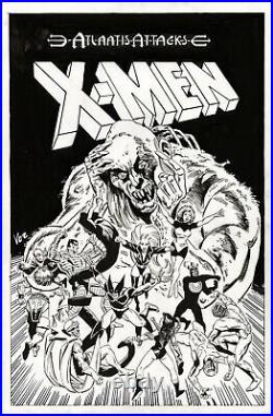 UNCANNY X-MEN ANNUAL #13 Cover RECREATION Original Art by MIKE VOSBURG