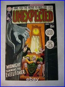 UNEXPECTED #117 ART original cover proof 1970 CARDY DC HORROR EXECUTIONER