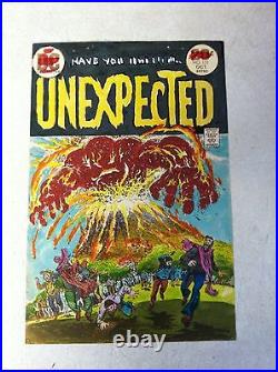 UNEXPECTED #151 art original COVER COLOR GUIDE stunning 1973 VOLCANO CREATURE