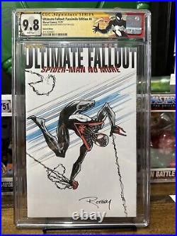 Ultimate Fallout 4 Facsimile Cgc 9.8 Signed & Sketch By Ryan Ottley Miles