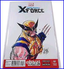 Uncanny X-Force #1 Blank Original Art 2024 Wolverine Sketch Marvel MICHELLI