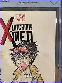 Uncanny X Men Jubilee Cbcs Original Art Commision Sketch Cover