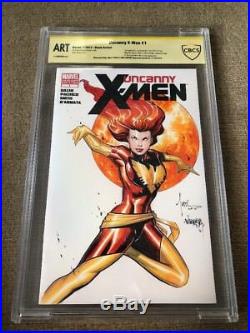 Uncanny X-men 1 Dark Phoenix Original Art Sketch Cover Jose VARESE & Billy Tucci
