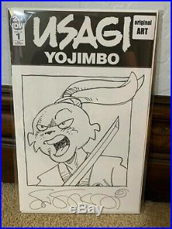 Usagi Yojimbo #1 1 IDW Stan Sakai ORIGINAL ART Sketch Cover Variant Signed