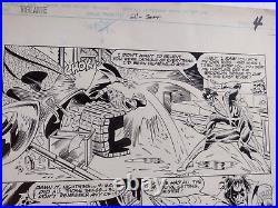 VIGILANTE # 21 Original Art! Pg. 4 All Action Nightwing vs Vigilante 1985