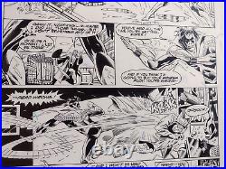 VIGILANTE # 21 Original Art! Pg. 4 All Action Nightwing vs Vigilante 1985