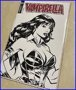 Vampirella Sketch Cover Original Art by Josh George Dynamite NM blank