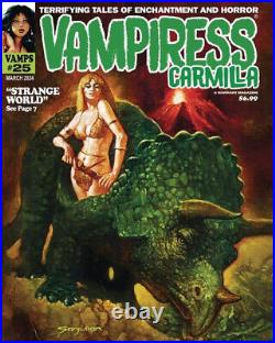 Vampiress Carmilla #25 Warrant Horror Vampirella Warren Ec Original Art Burcham