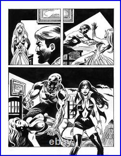 Vampiress Carmilla #25 Warrant Horror Vampirella Warren Ec Original Art Burcham