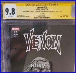 Vemon 25 BLACK COVER CGC 98. Original Knull Art Signed creators STEGMAN & CATES