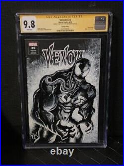 Venom #25 Painted Sketch Cover Marvel Chris Mcjunkin Original Art Cgc 9.8 New