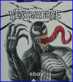 Venom Blank Cover Original art venomverse comics Sketch by Emre Varlibas