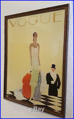 Vogue Cover Original Deco Poster by Benito Rare Vintage Conde Nast Publication