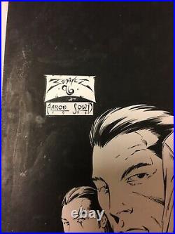 WEAPON ZERO (1995) #5 Cover Benitez Original Comic Art Top Cow / IMAGE
