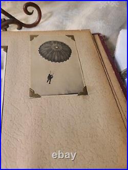 WWII Paratrooper Photo Book -Hand Painted-20++ Parachute Paratrooper photographs