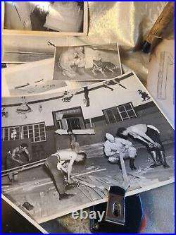 WWII Paratrooper Photo Book -Hand Painted-20++ Parachute Paratrooper photographs