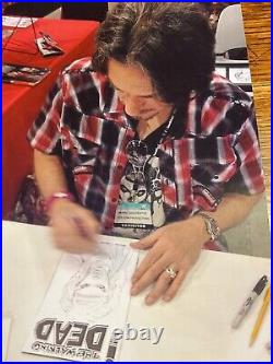 Walking Dead 109 Blank Cover Marc Silvestri Michonne Original Art Signed Sketch