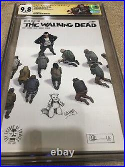 Walking Dead 168 CGC 9.8 SS Gerhard Cerebus Original art sketch Custom Label