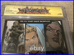 Walking Dead 168 CGC 9.8 SS Gerhard Cerebus Original art sketch Custom Label