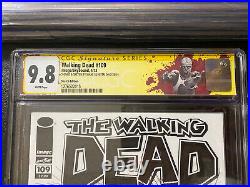 Walking Dead Marc Silvestri Original Art Signed Sketch CGC SS 9.8 Blank Cover