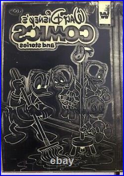 Walt Disney 507 Carl Barks Donald Duck Original Comic Cover Art Printing Plate