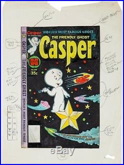 Warren Kremer Casper Friendly Ghost #202 Cover Original Art + the Color Guide