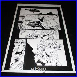 Wildc. A. T. S. Covert Action Team #47 Page 11 Original Art Ed Benes Mike Deodato