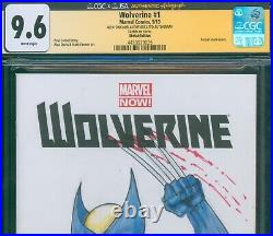 Wolverine #1 (2013)? ORIGINAL SKETCH by ALEX SINCLAIR? CGC 9.6 Comic Art