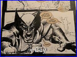 Wolverine #68 Page 4 Original Artwork By Mark Tex Texeira Marvel Comics 1993