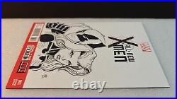 Wolverine & Phoenix Original Art Sketch By Nick Bradshaw! Blank Variant Marvel