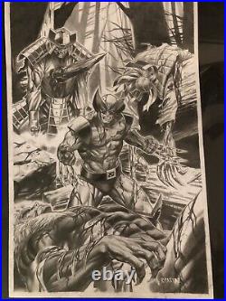 Wolverine Rogues X-men, Avengers, X-force Original Comic Art Cover Quality