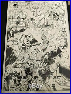 Wolverine and the X-men Nick Bradshaw original art cover issue 4