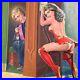 Wonder-Woman-Original-Art-Pinup-Oil-Painting-Erotic-Pulp-Cover-Nude-Confession-01-vsq