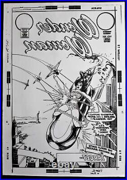 Wonder Woman Sexy Bomb DC Comics Cover Original Production Art Acetate